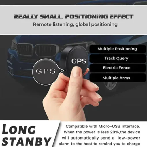 DIYSTAR™ Mini Magnetic GPS Tracker