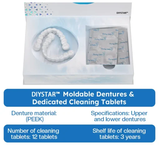 DIYSTAR™ Moldable Dentures