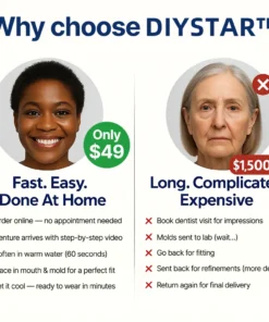 DIYSTAR™ Custom-Fit Functional Dentures