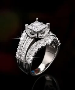 DIYSTAR™Magnetology Moissanite Diamond RingLAST DAY SALE - 80 OFF