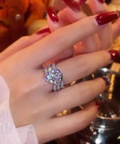 DIYSTAR™Magnetology Moissanite Diamond RingLAST DAY SALE - 80 OFF